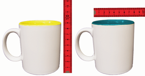 Größe der Two Tone Tasse