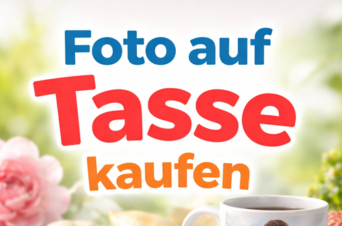Fototasse kaufen – individuell bedruckte Tasse mit eigenem Foto als Geschenk