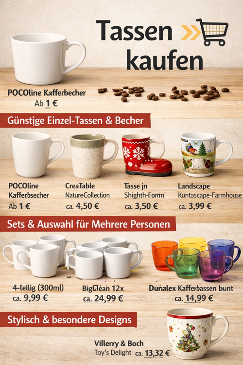 Tassen günstig bedrucken – preiswerte Fototassen individuell gestalten