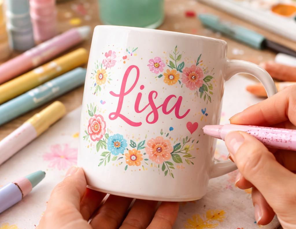 Individuell gestaltete Fototassen mit eigenen Motiven und Sprüchen